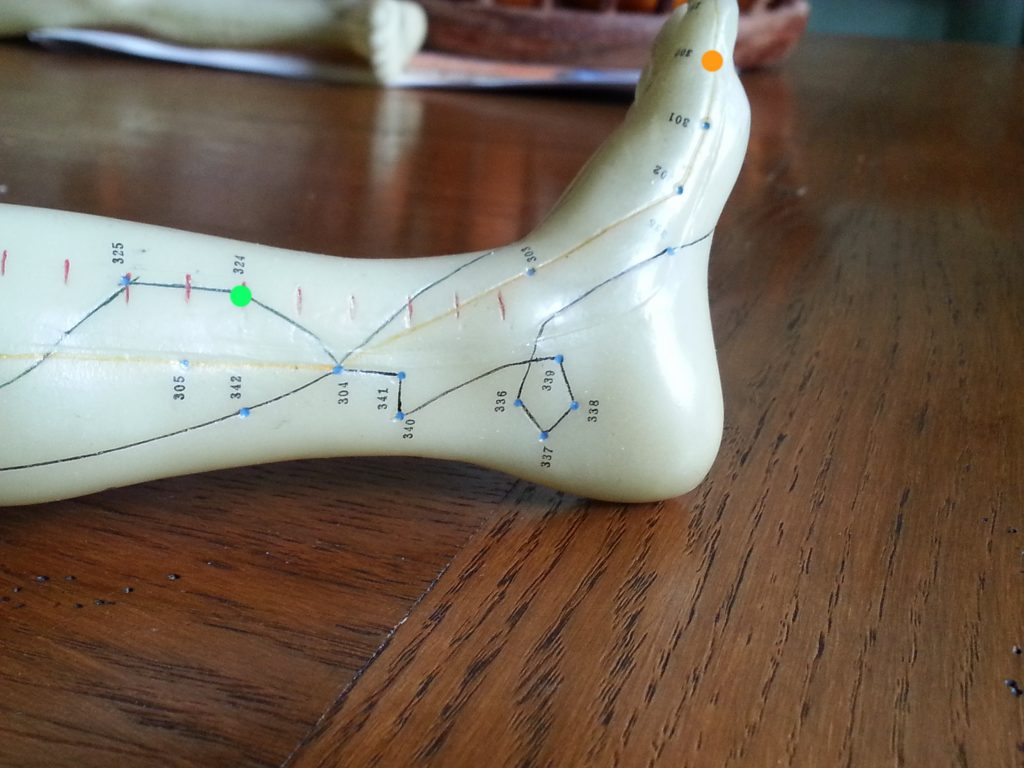 Liver Luo Connecting Channel Acupuncture Points